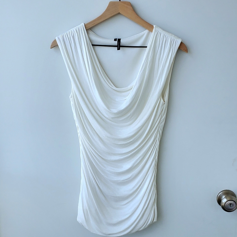 S Maurices White Dress Tank Top